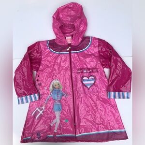 Vintage Barbie Raincoat Jacket 2001 Girls Size 4/5